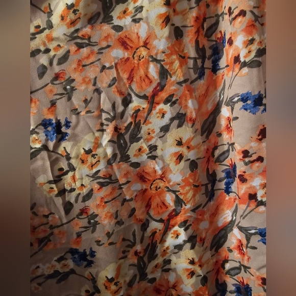 Umgee Floral Kimono with Lace Trim Size Small - Picture 5 of 5